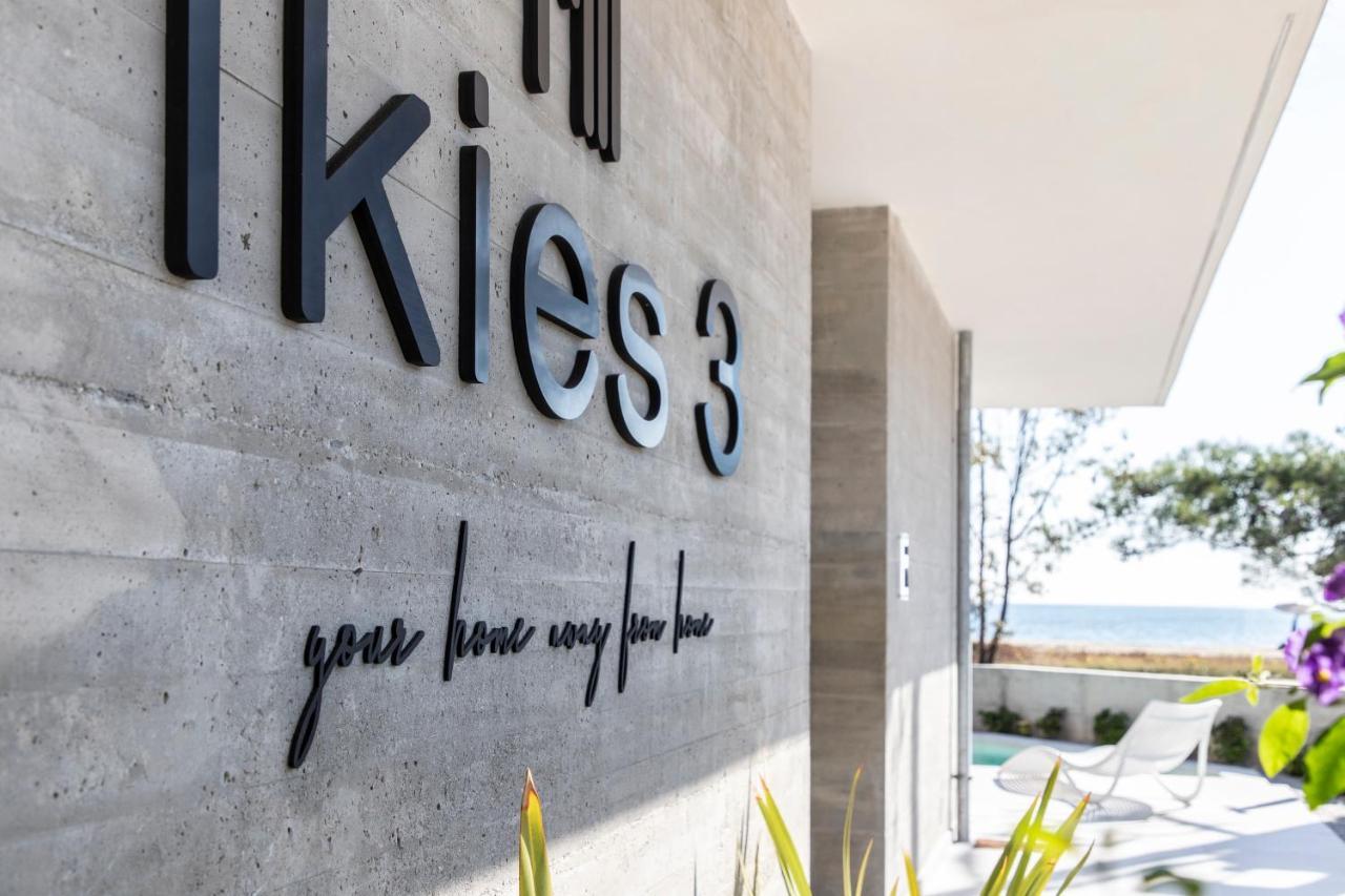 Ikies 3 Modern Eco-Friendly Private Seaview Signature Villas With A Pool Volos Exterior foto