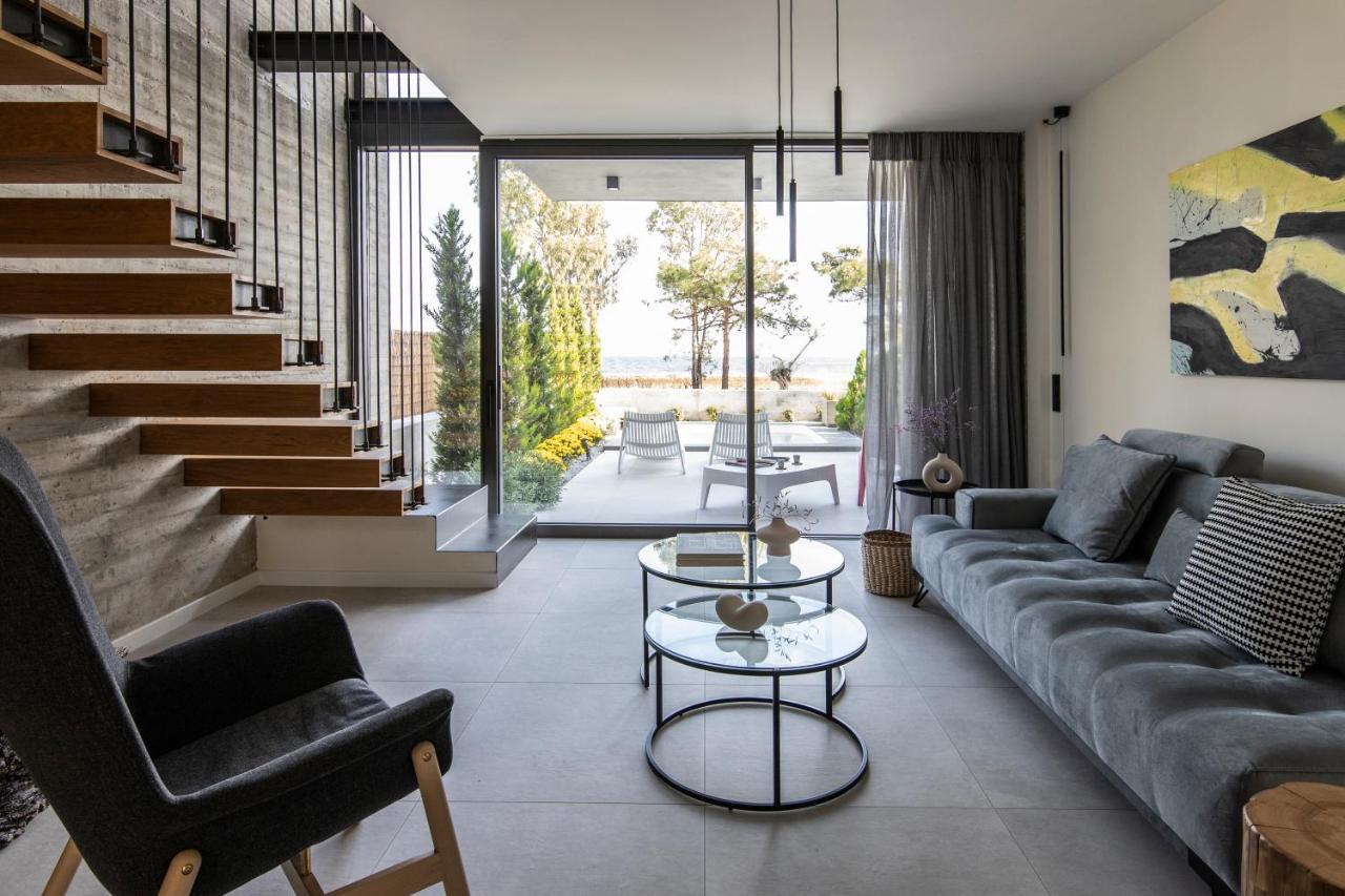 Ikies 3 Modern Eco-Friendly Private Seaview Signature Villas With A Pool Volos Exterior foto
